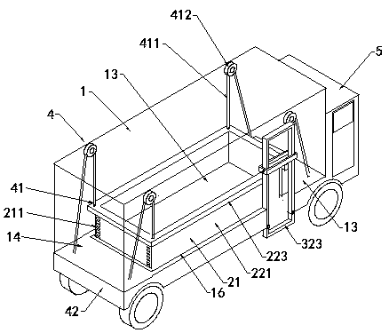 Clamping-type transport vehicle