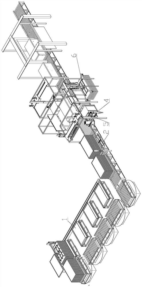 A photovoltaic module packaging line