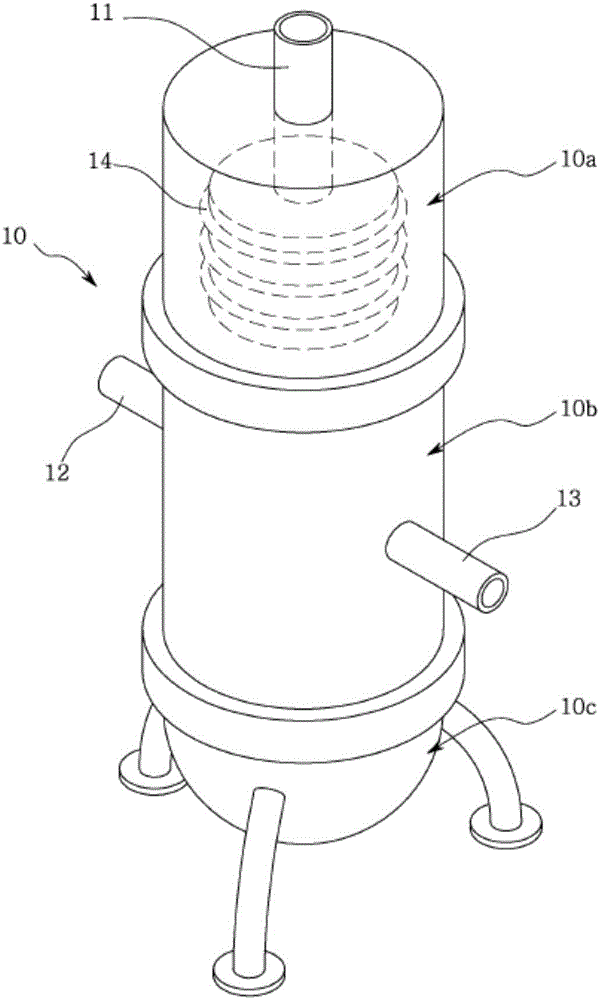 Device for manufacturing polysilicon using horizontal reactor and method for manufacturing same