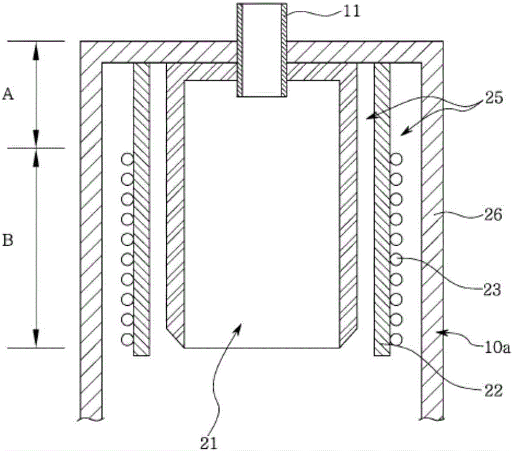 Device for manufacturing polysilicon using horizontal reactor and method for manufacturing same