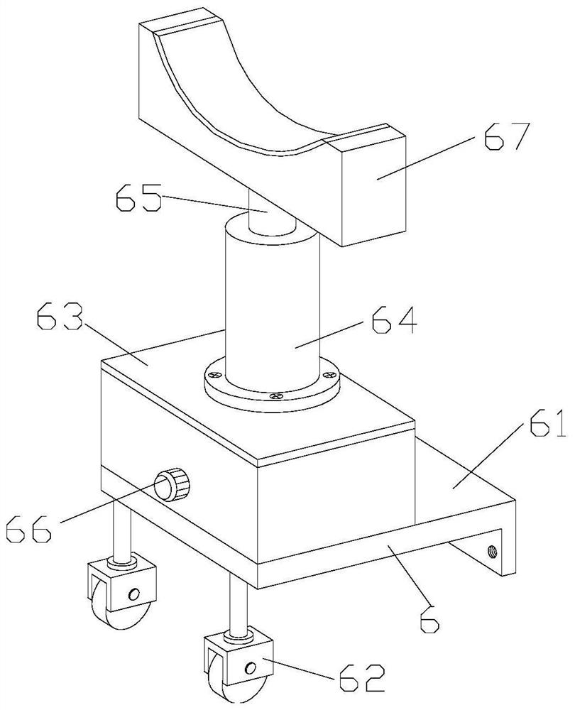 A lathe for machining castings