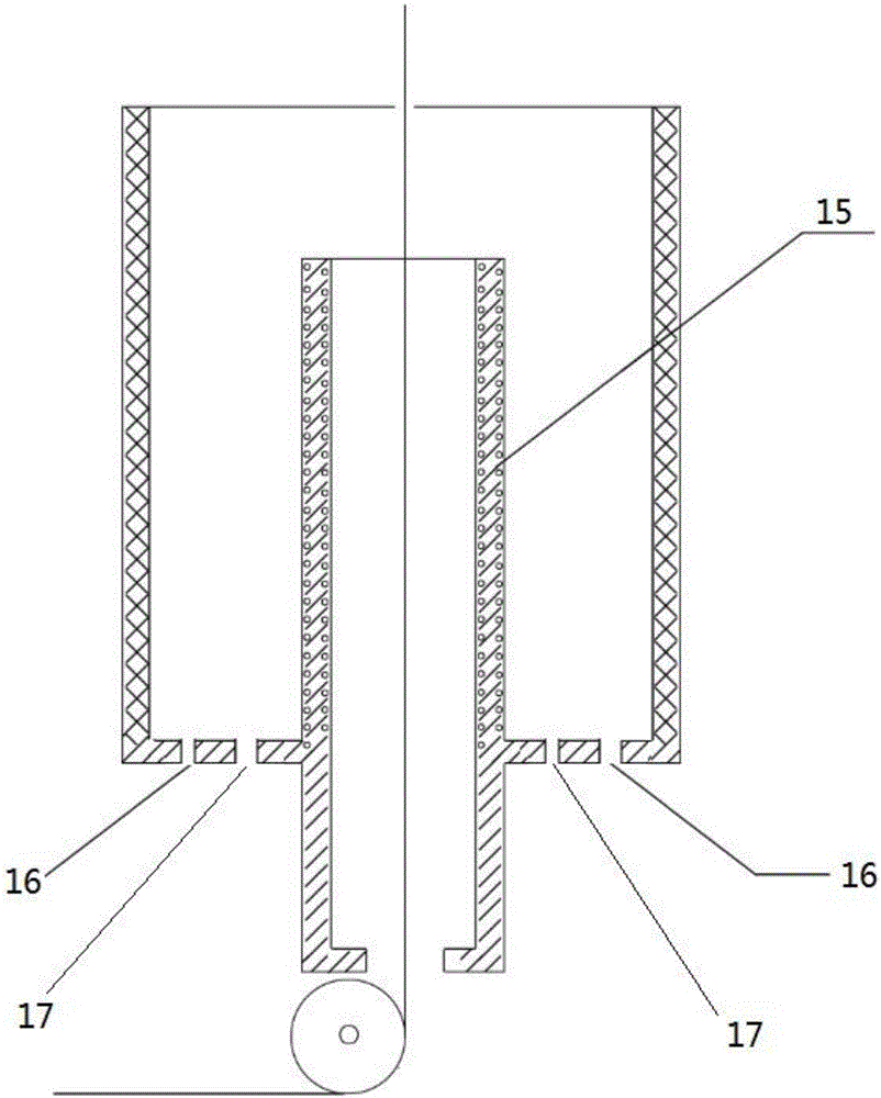 Liquid spray electrotherapy room treated by coating carbon fibers and coating system thereof