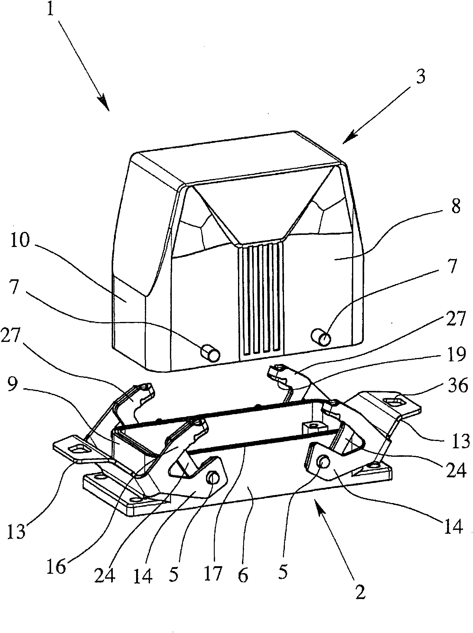 Electrical plug-in connector and interlocking clip for interlocking of two housing parts