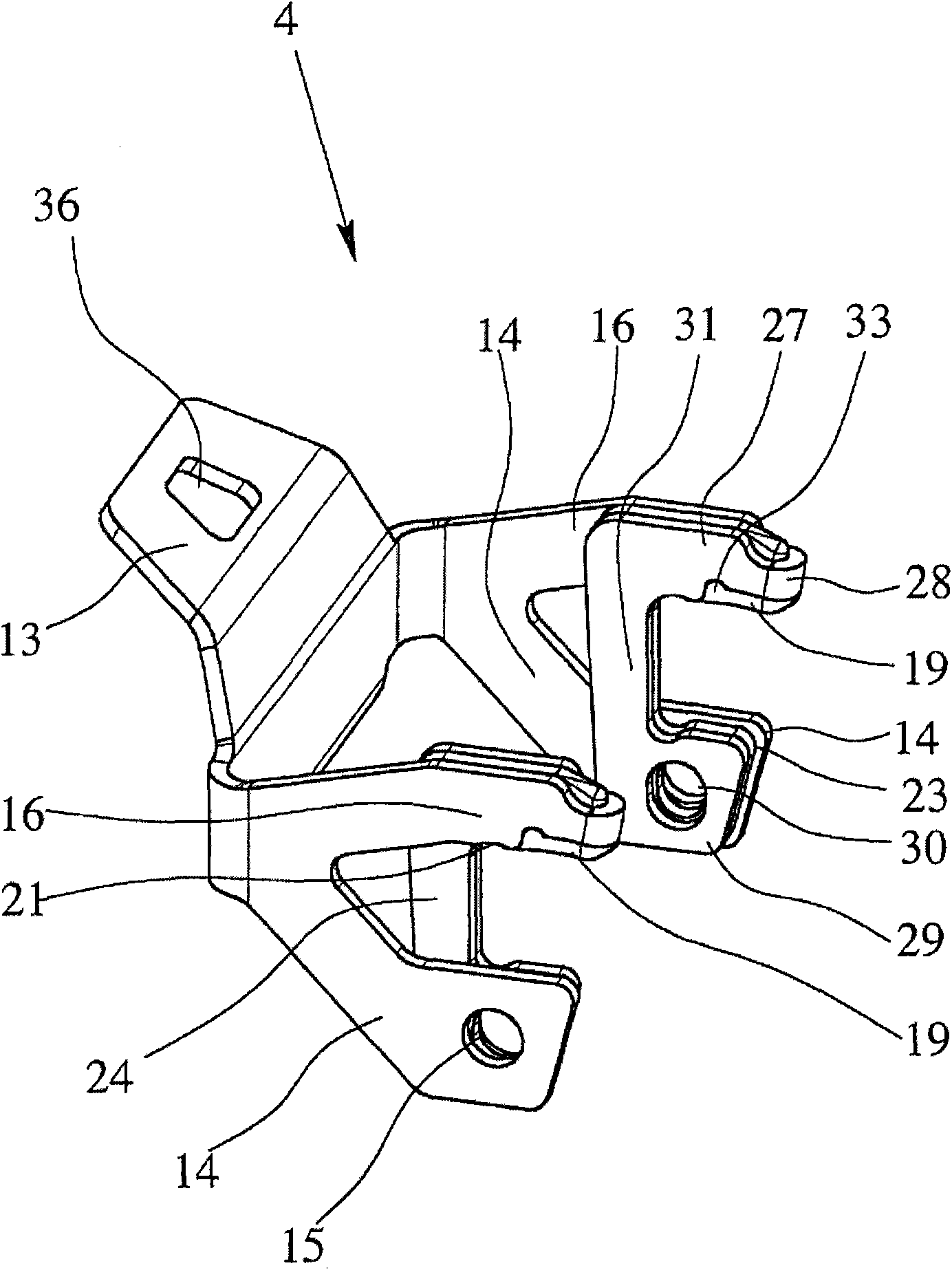 Electrical plug-in connector and interlocking clip for interlocking of two housing parts