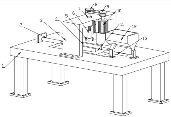 Drilling device and method for metal doors and windows