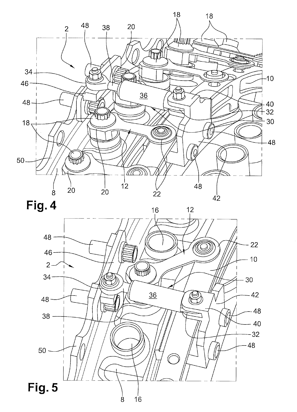 Assembly for controlling variable pitch vanes in a turbine engine