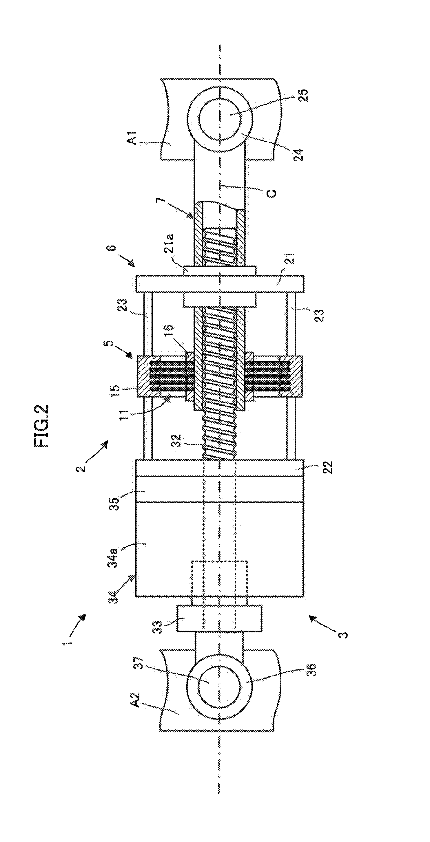 Spring mechanism and linear motion displacement mechanism