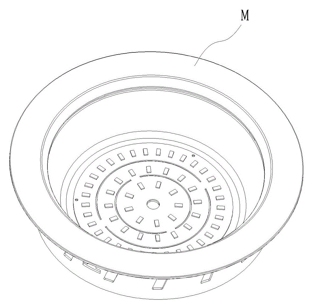 Heat dissipation method and structure of an array LED light source panel