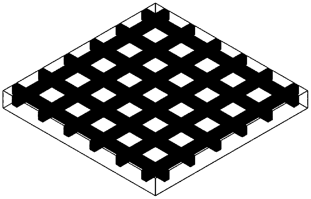 Manufacturing method and application of embedded metal grid flexible transparent electrode