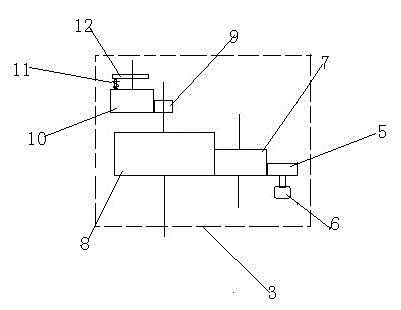 Mechanical self-destruction lightning protection box