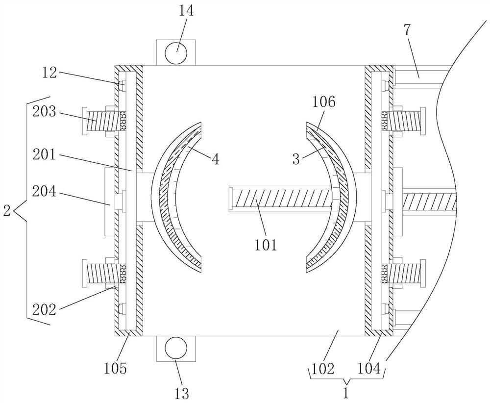 Communication engineering capacitor clamping device