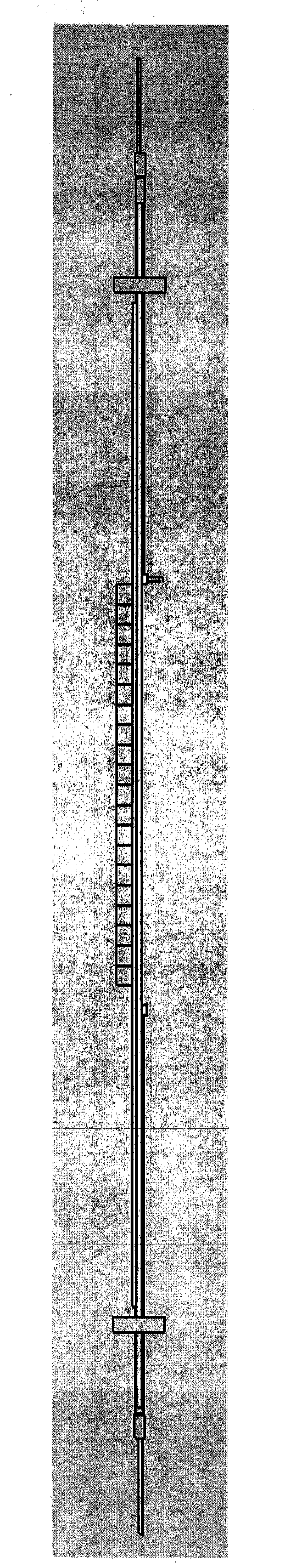 Simple ocean sediment sample separating device for paleomagnetism research