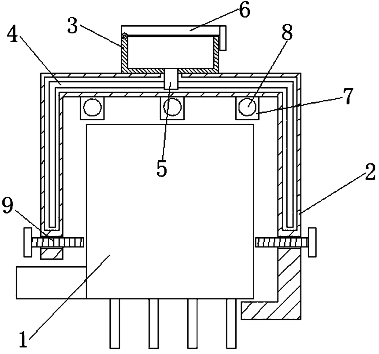 Electromagnetic relay protecting shell