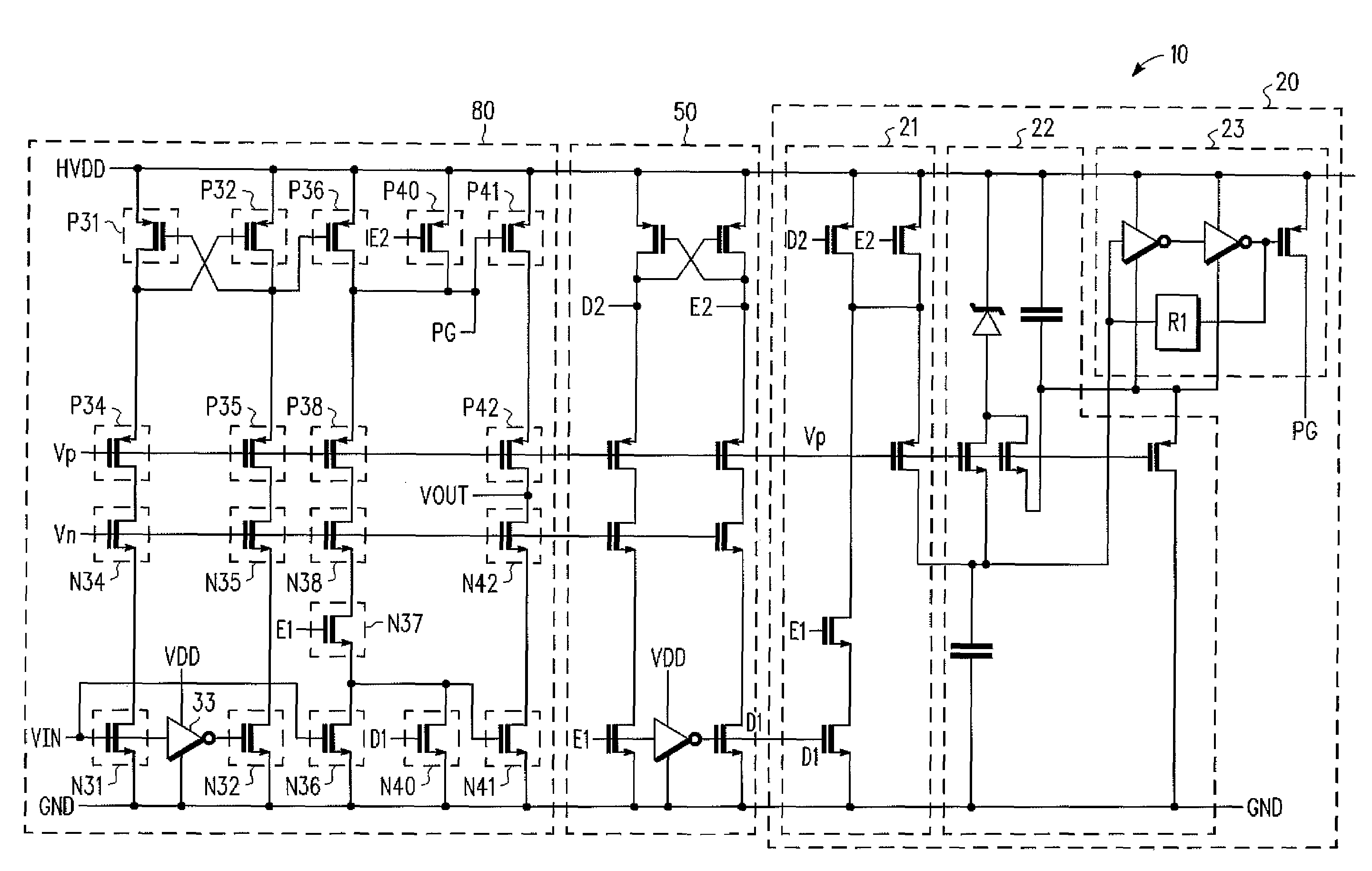 Level shifter circuit