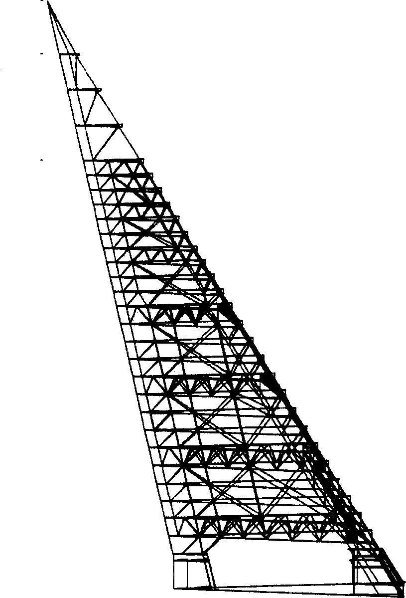 Method for balancing overturning force of major structure by foundation weight balancing