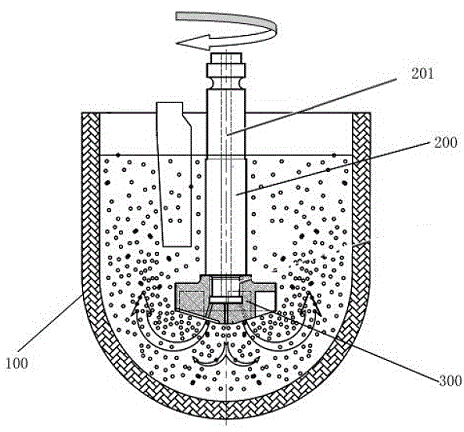 Degassing rotor structure with sealed gas accumulation function