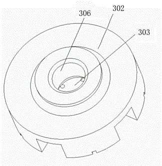 Degassing rotor structure with sealed gas accumulation function