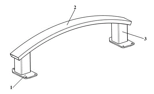 Method for welding automobile aluminium alloy bumper assembly