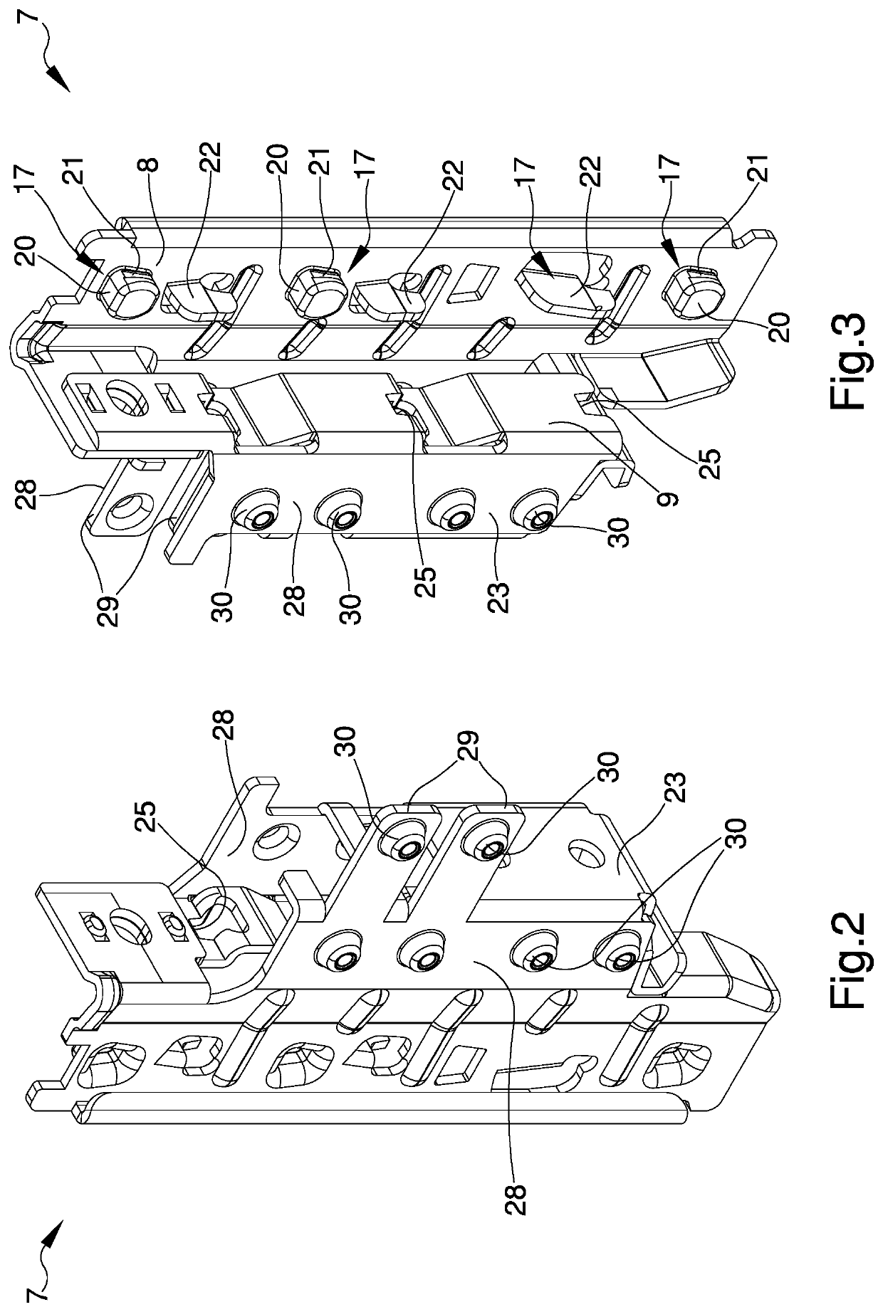 Bearing structure for shelving