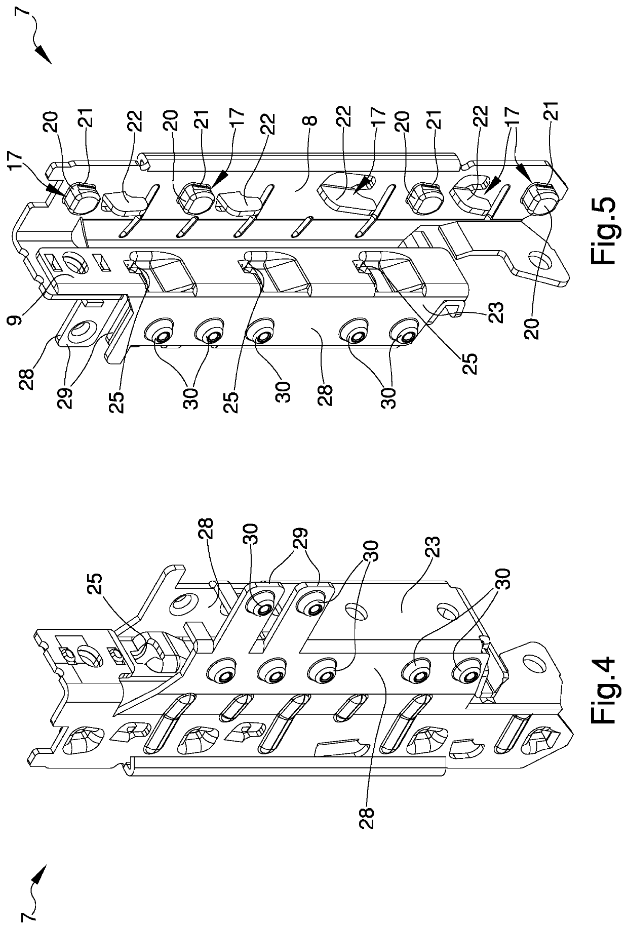 Bearing structure for shelving