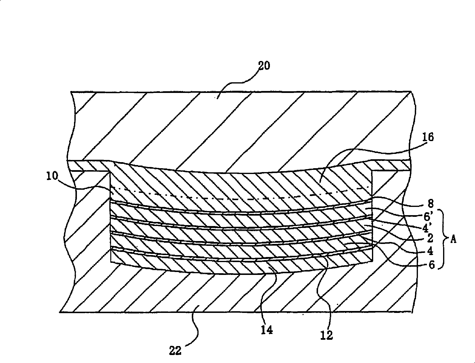 Molded laminate for optical use