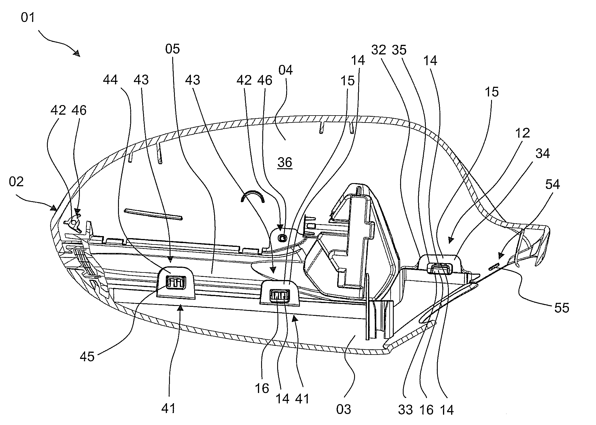 Exterior rear view mirror