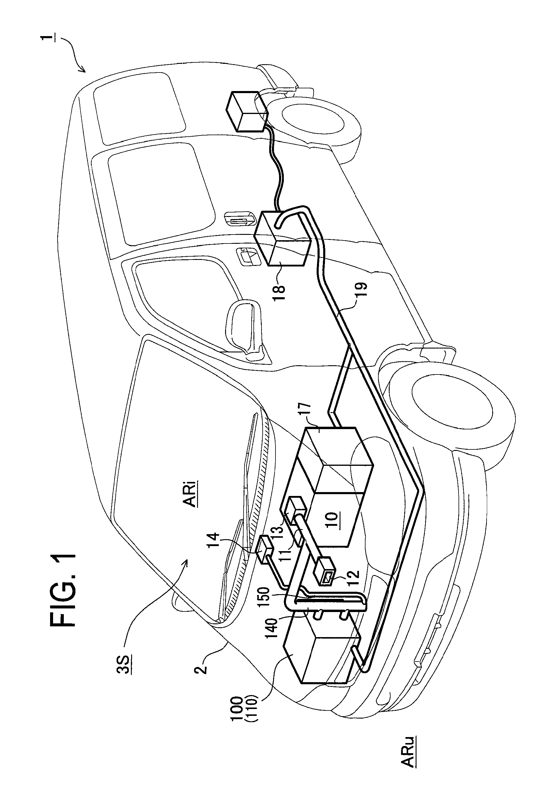 Battery cooling device, battery attached with cooling device, and vehicle