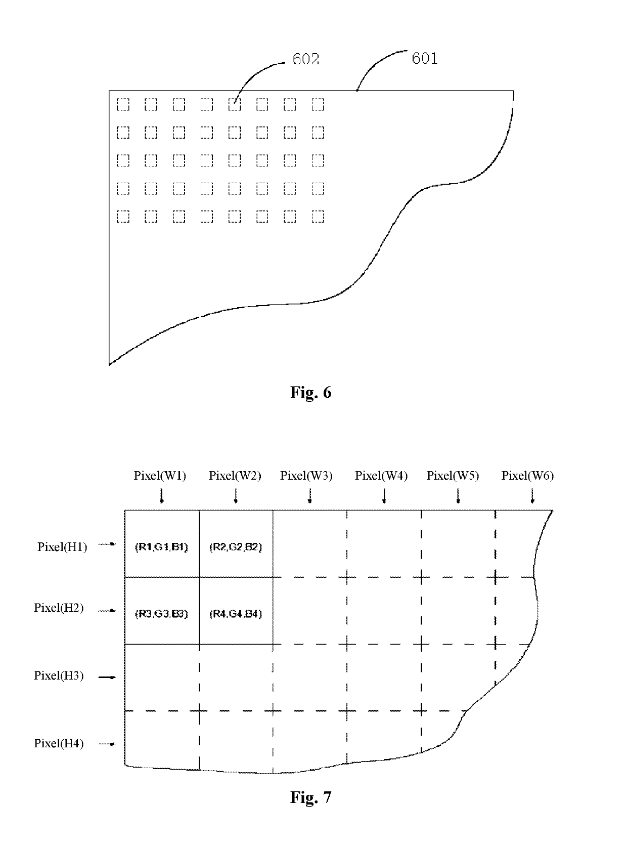 Image processing method and device for LED display screen