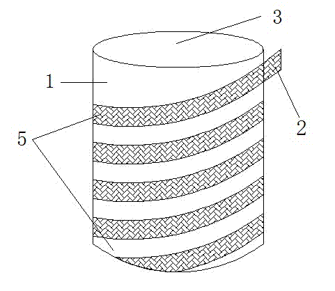 Food packaging bag made of grease-proof paper