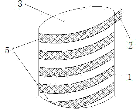 Food packaging bag made of grease-proof paper