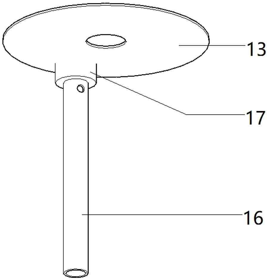 Automatic maintenance device and method for fan foundation concrete