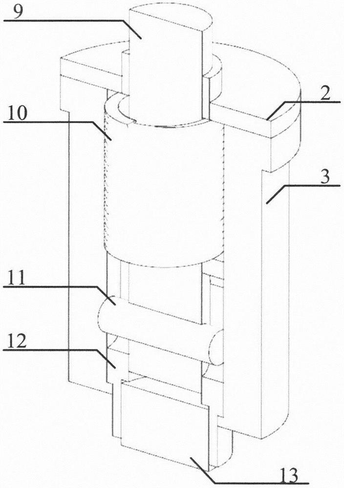 Pulse vibration and electrochemical grinding machining method applied to rotary part end surfaces and device thereof