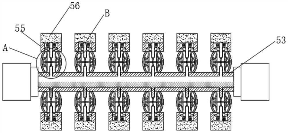 Cleaning and scrubbing device for street lamp plate processing