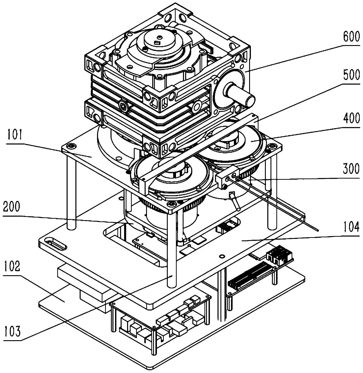 Flexible wire drive device