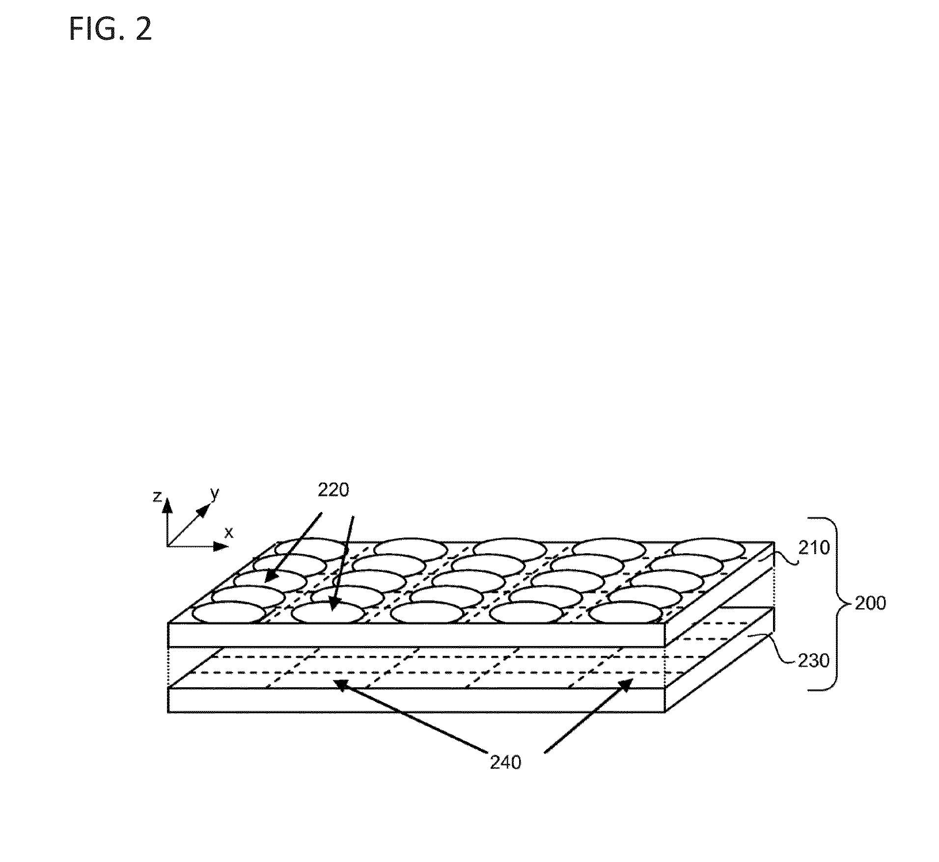 Optical arrangements for use with an array camera