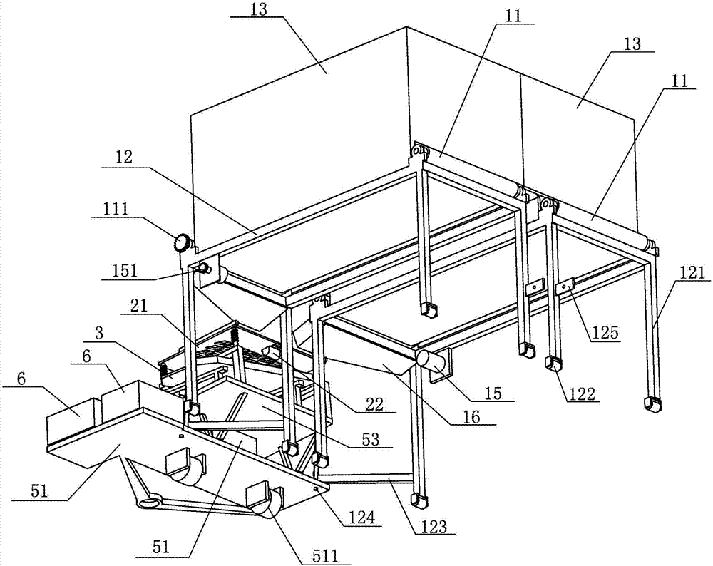 Auxiliary device for hang-dried jujube harvest