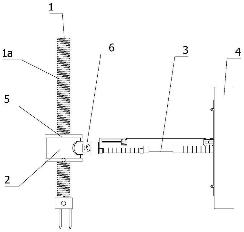 Positioning auxiliary equipment for garden flower bed construction