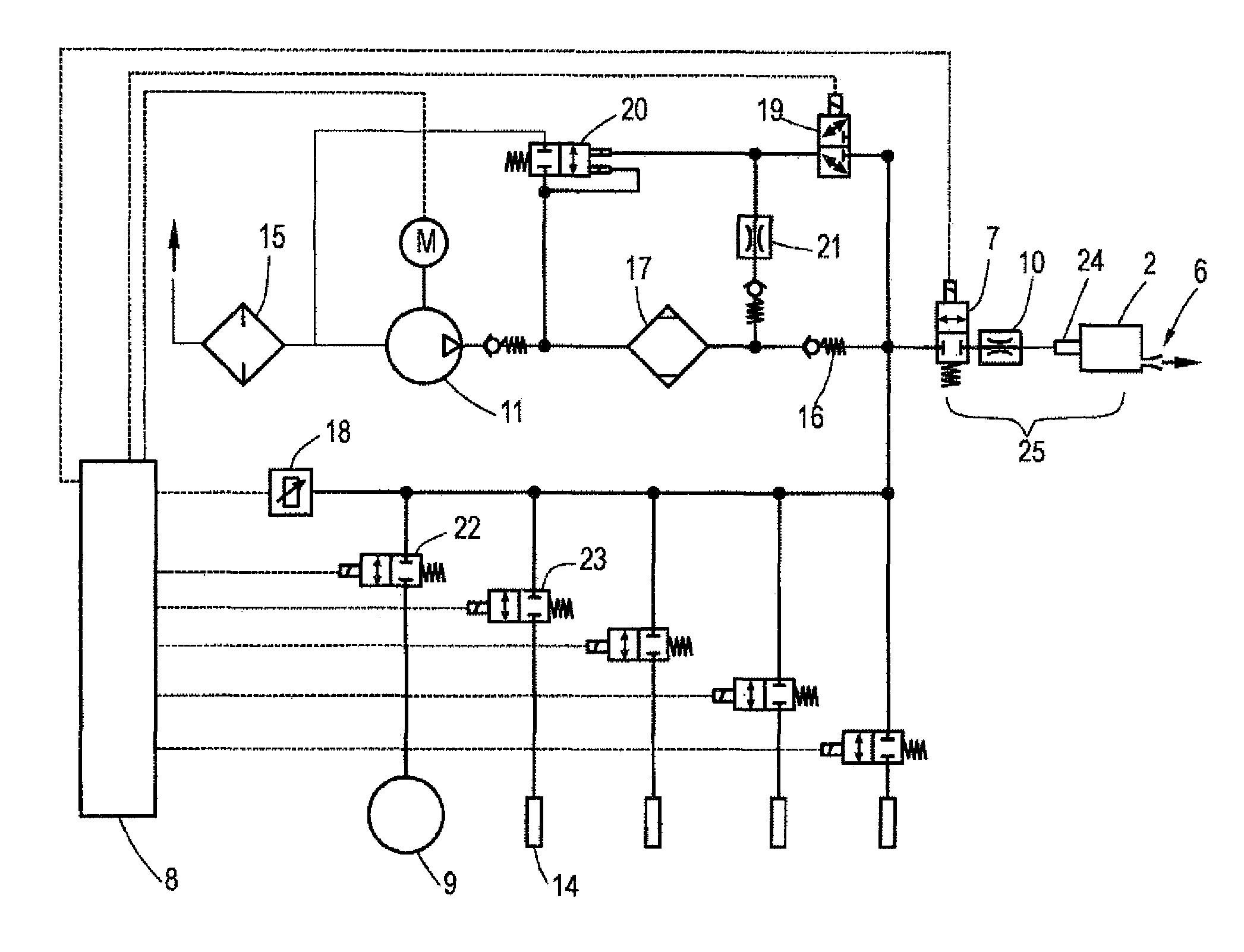 Motor vehicle with battery cooling system