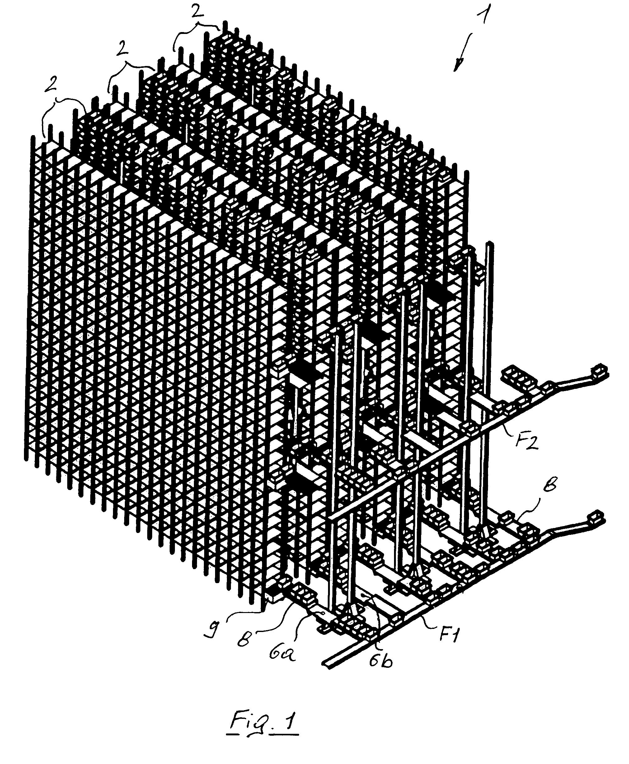 Method and system for operating a racking system preferably in a dispatch unit