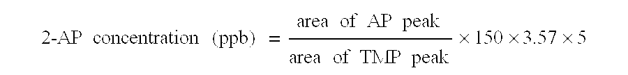 Process for the preparation of 2-acetyl-1-pyrroline, the basmati rice flavorant