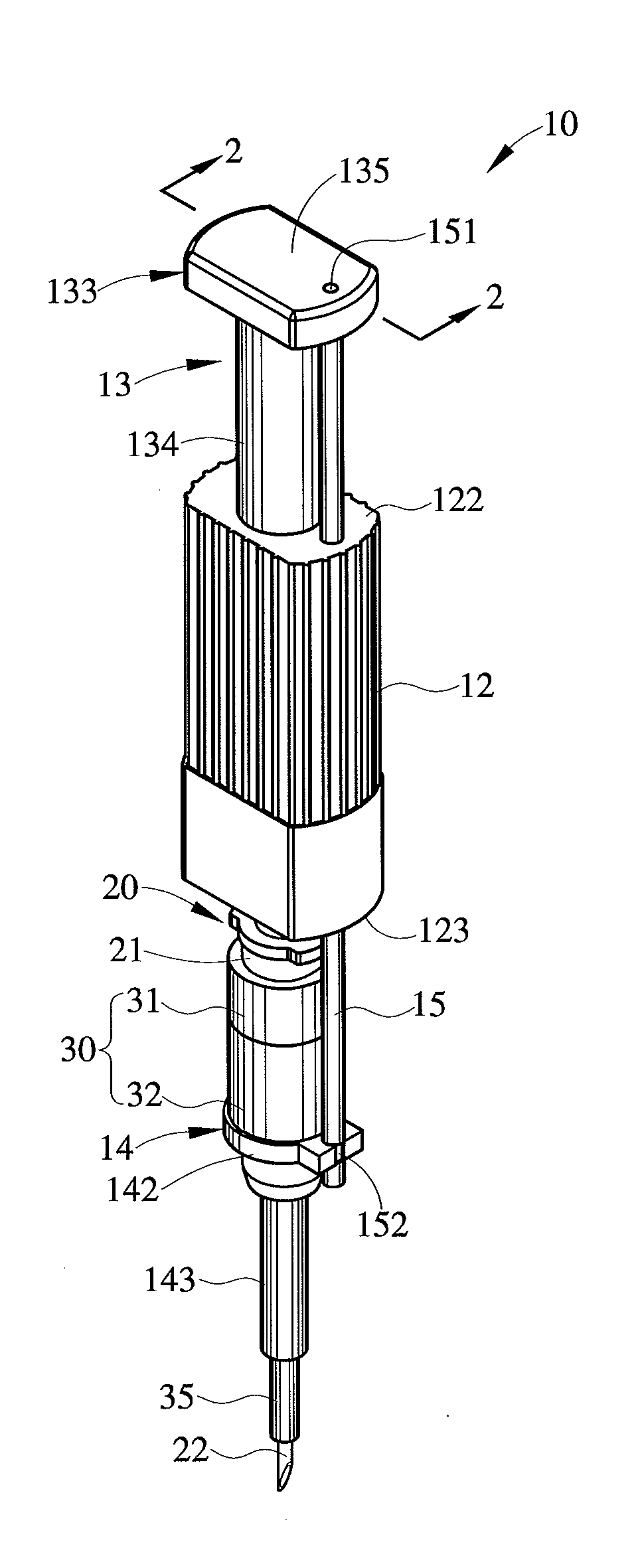 Disposable needle hair transplanter