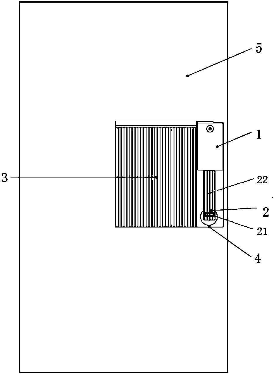 Smart door with functions of receiving take-out foods and express packages