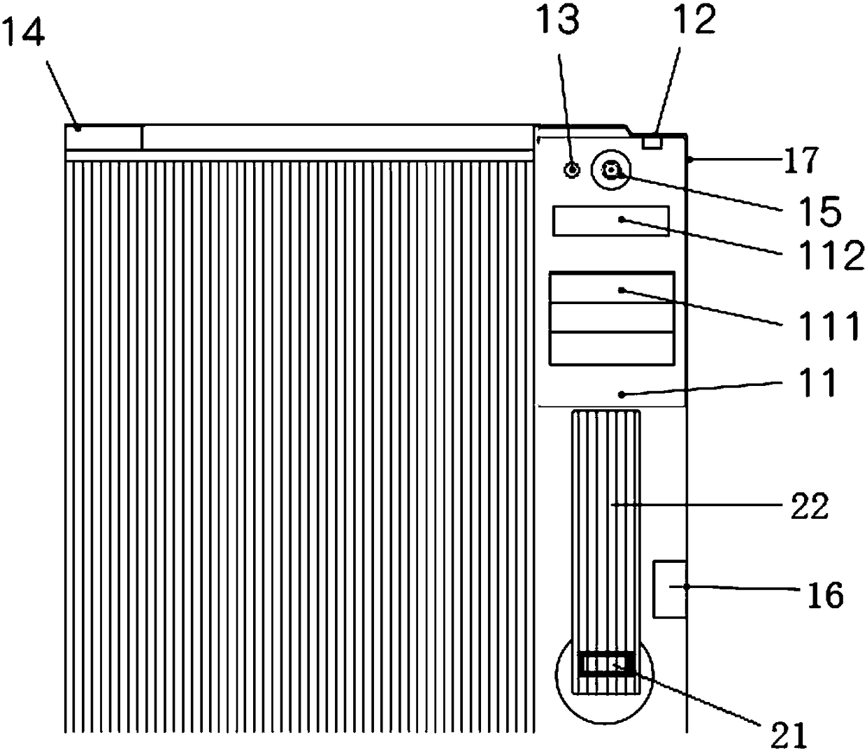 Smart door with functions of receiving take-out foods and express packages