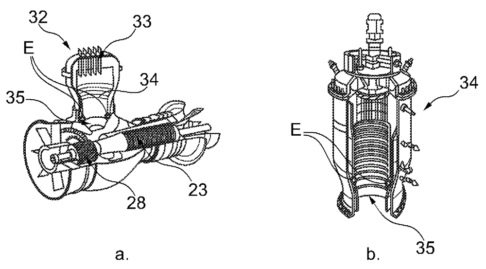 Method for recirculation of exhaust gas and gas turbine for conducting said method