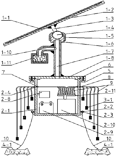 Automatic control buoyancy chamber oxygen-increasing machine