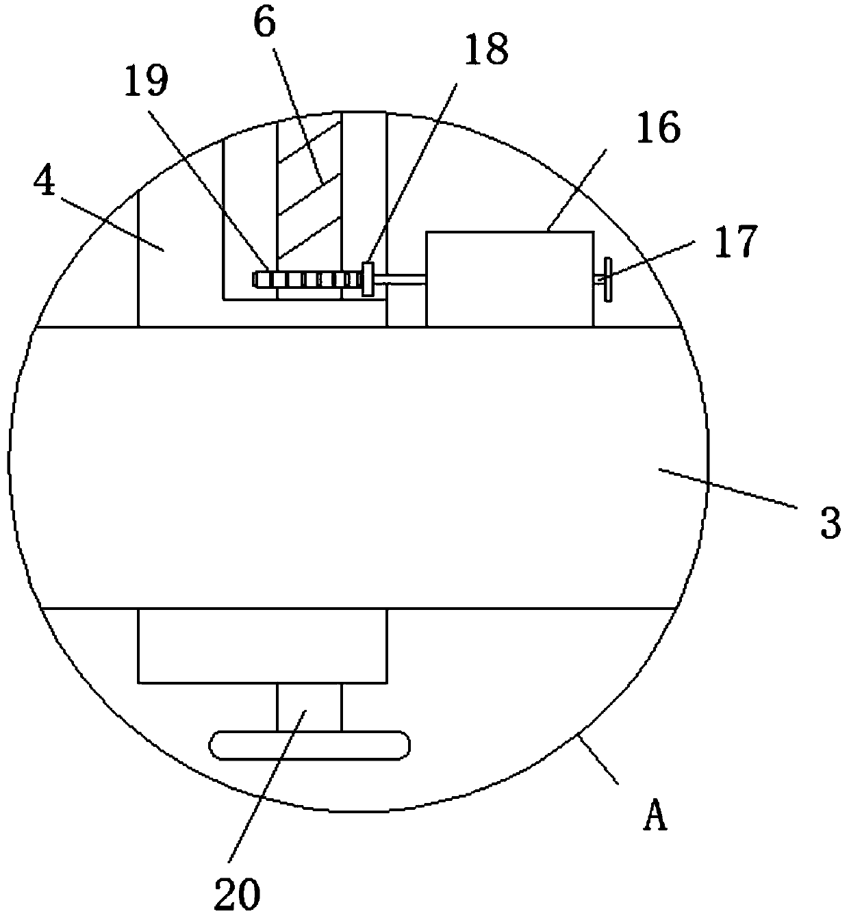 Auxiliary supporting device for ophthalmic surgery
