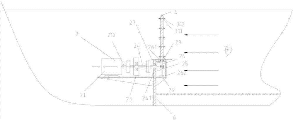 Detachable sand baffle device