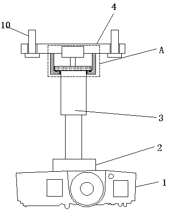 Projection device for automatic office