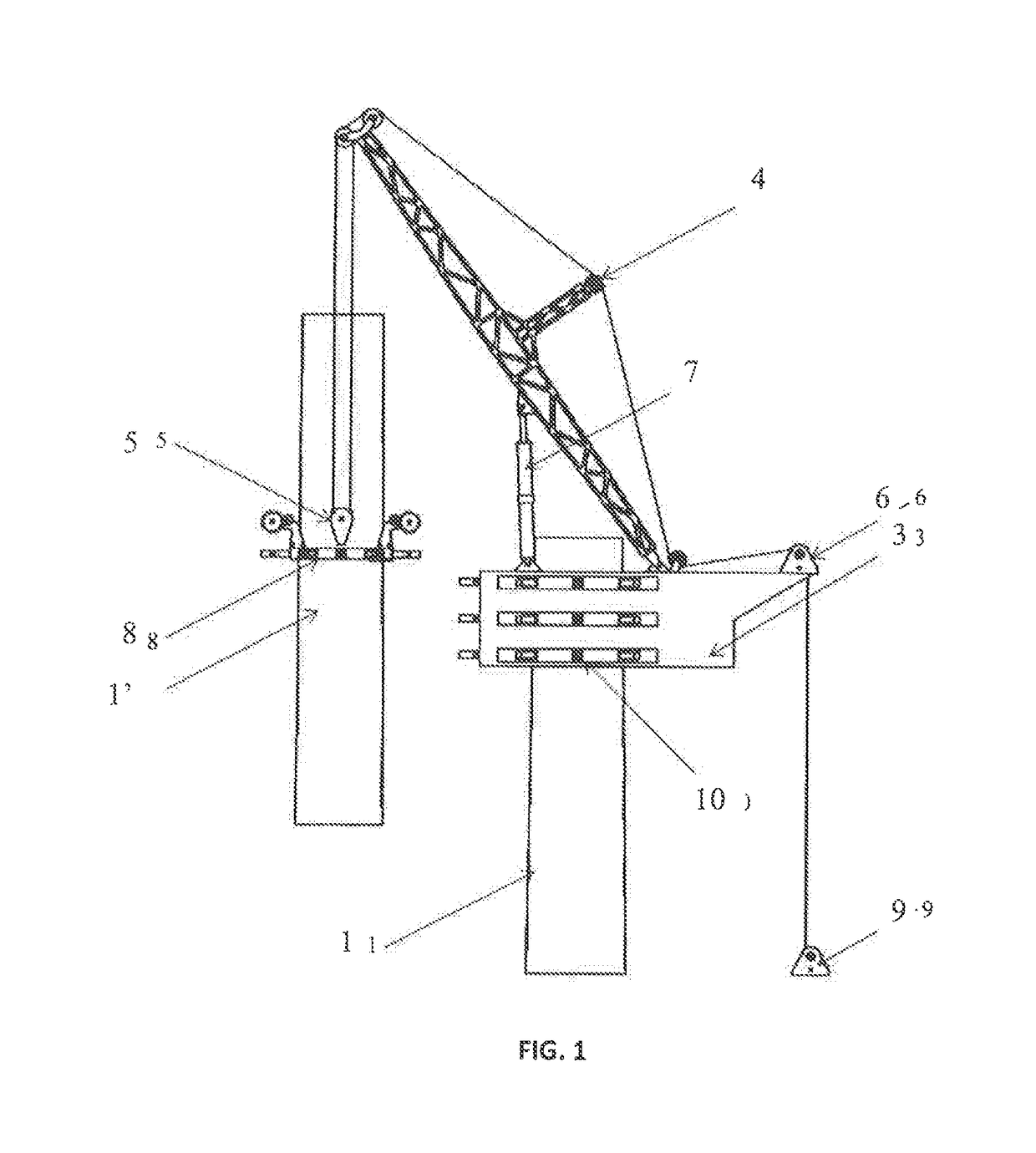 System for assembling/disassembling windmills