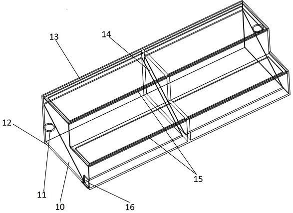 Antiskid step for machine tool